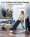 Under Desk Treadmill 2.5 HP Quiet Walking Pad Remote Control