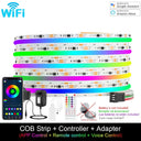 Addressable COB RGBIC LED Strip 1-10m WS2811 12V/24V Dream Color Lights