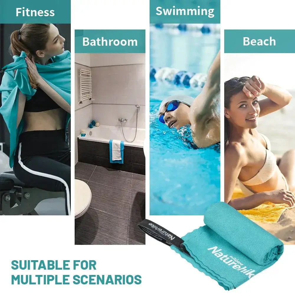 Quick Dry Travel Towel Moisture Transfer Ultra Lightweight