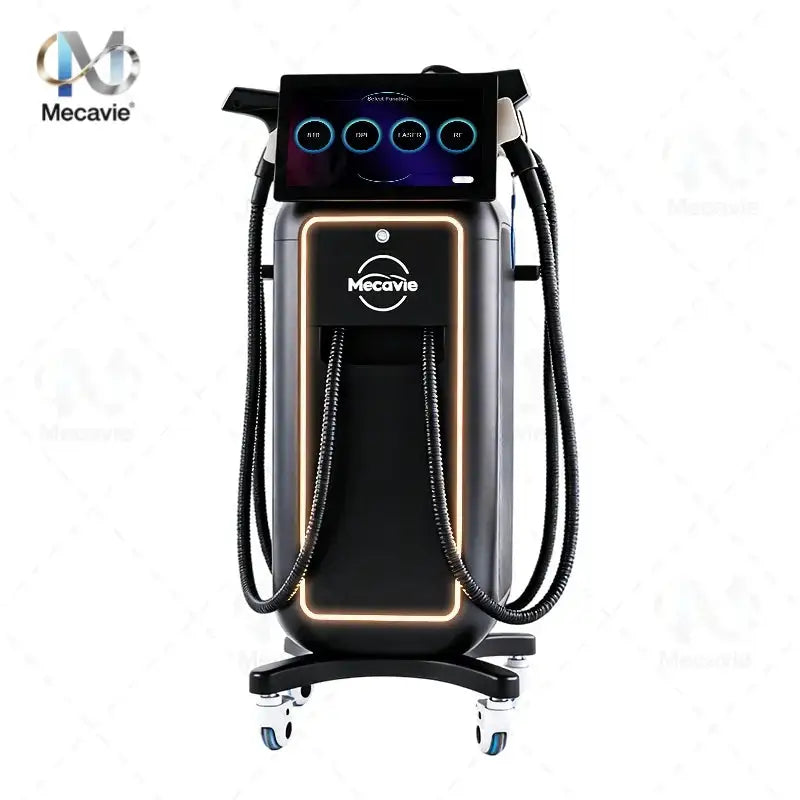 4 In 1 Mecavie 4000W FAC Diode Laser Hair Removal Pico Laser Tattoo Removal RF DPL Skin Rejuvenation Machine 4 Wavelength 755 80