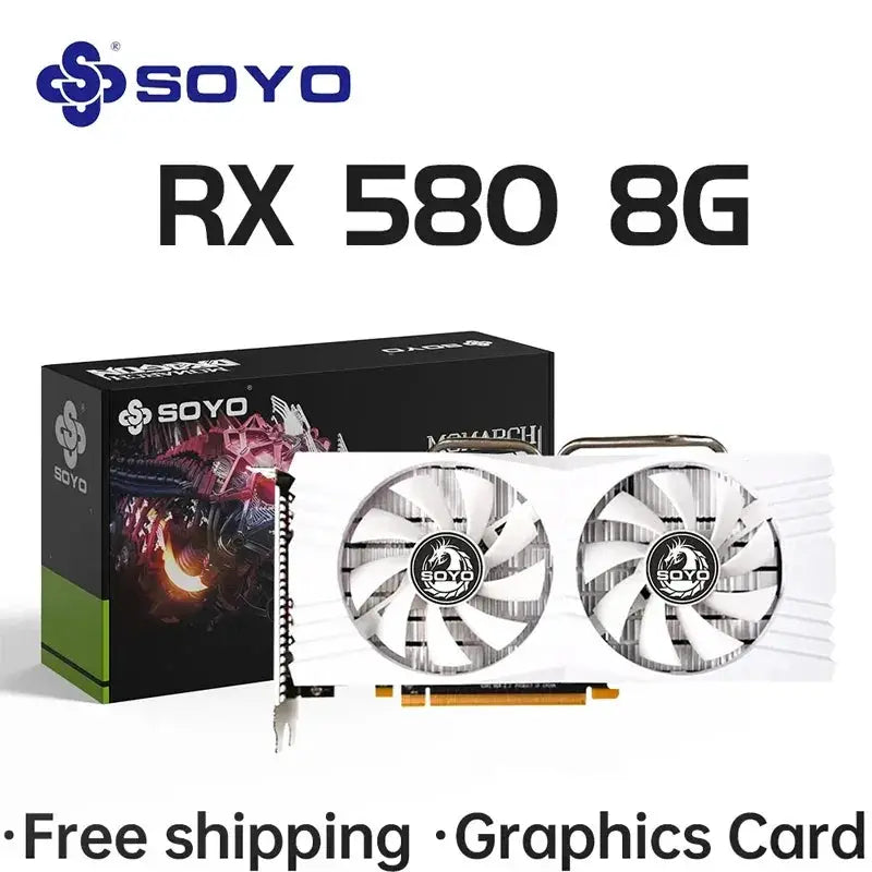 Soyo Radeon RX580 8GB GDDR5 Gaming Graphics Card Pro