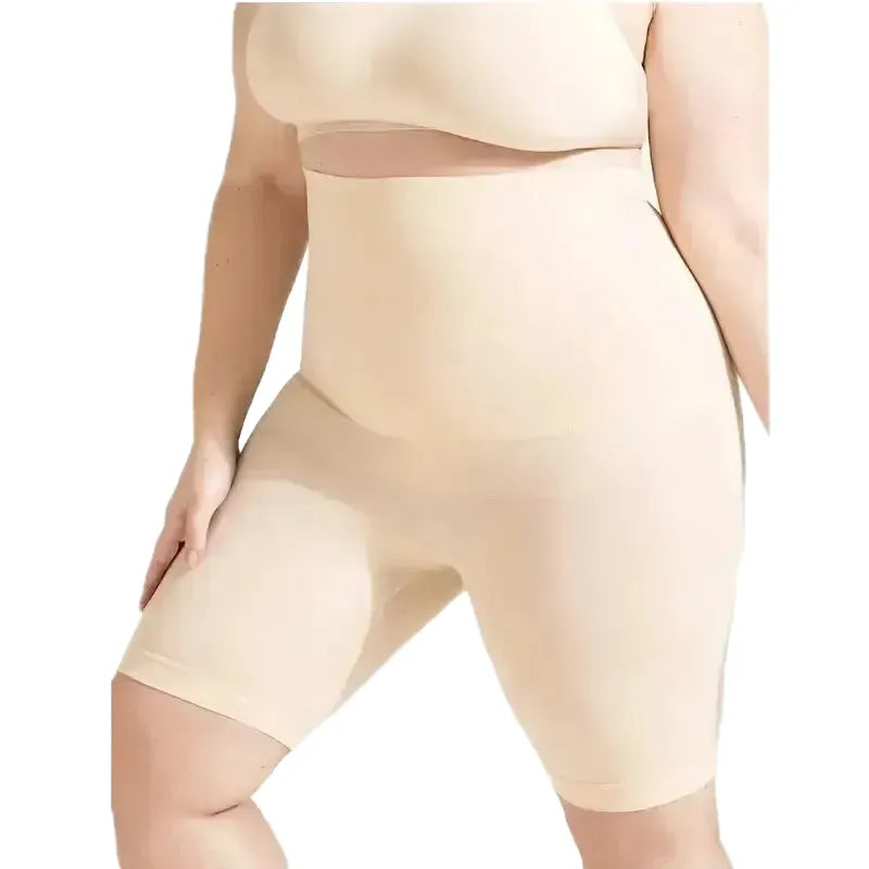 Plus Size High Waist Shaping Shorts — product view 1