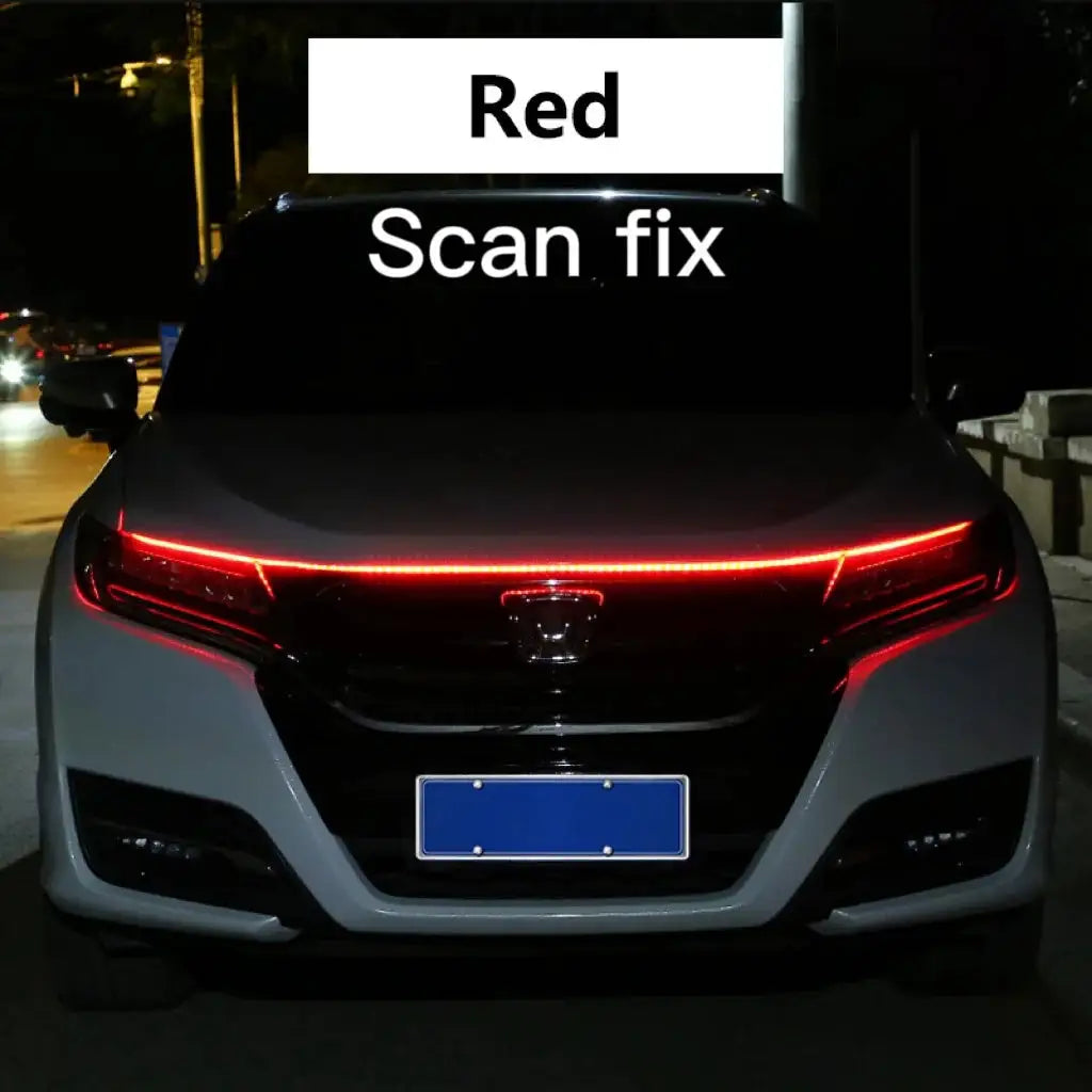 Car LED Daytime Running Light Scan Starting Car Hood Decorative — product view 11