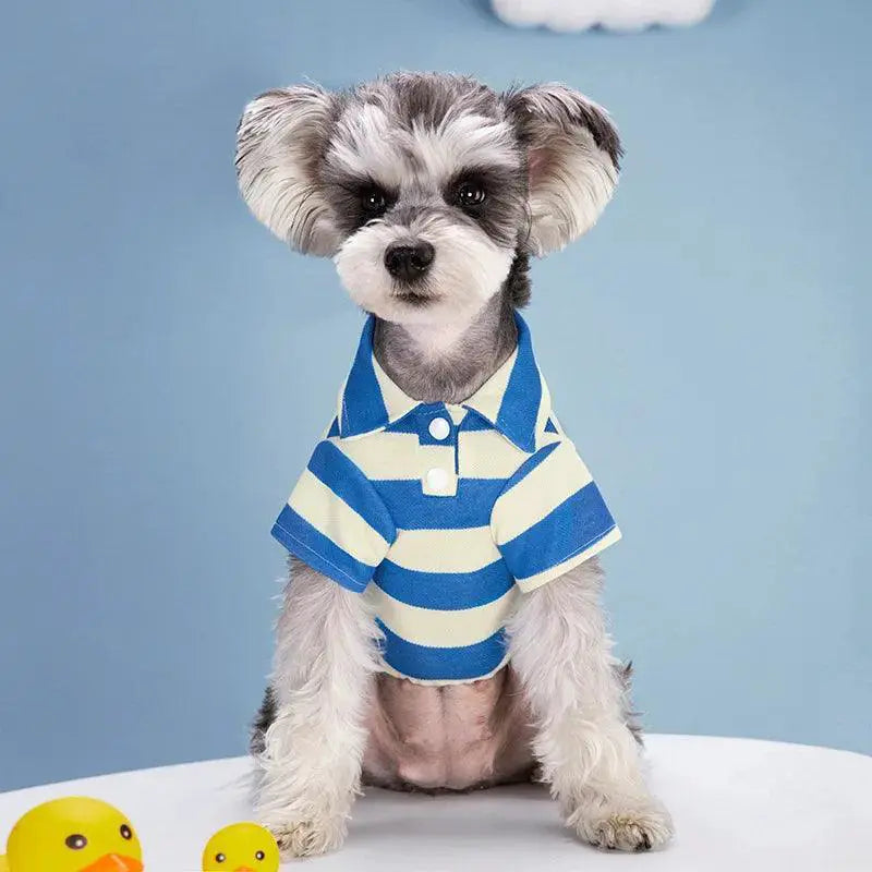 Dog Polo Shirt Stylish Summer Apparel For Dogs And Cats
