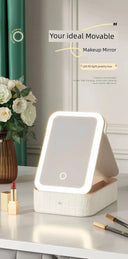 Travel Makeup Mirror With LED Light