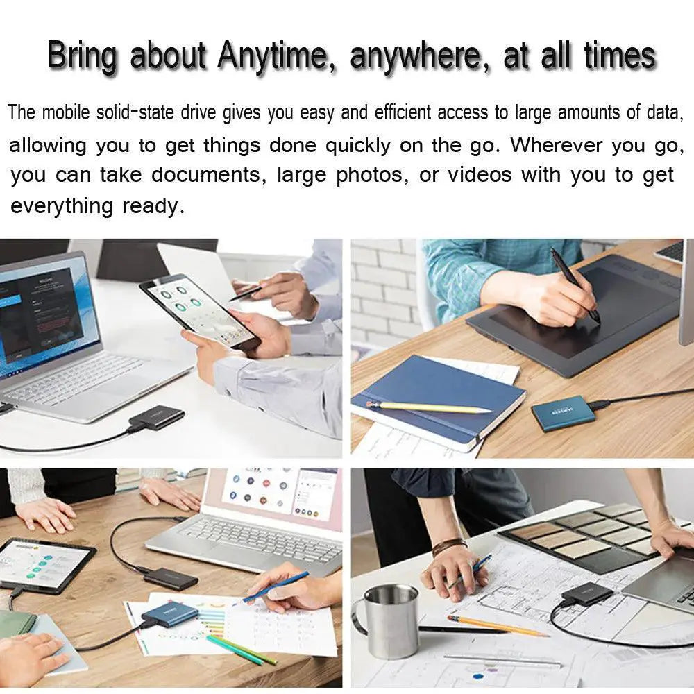 Ultra Fast Portable External SSD for Laptops and Mobile