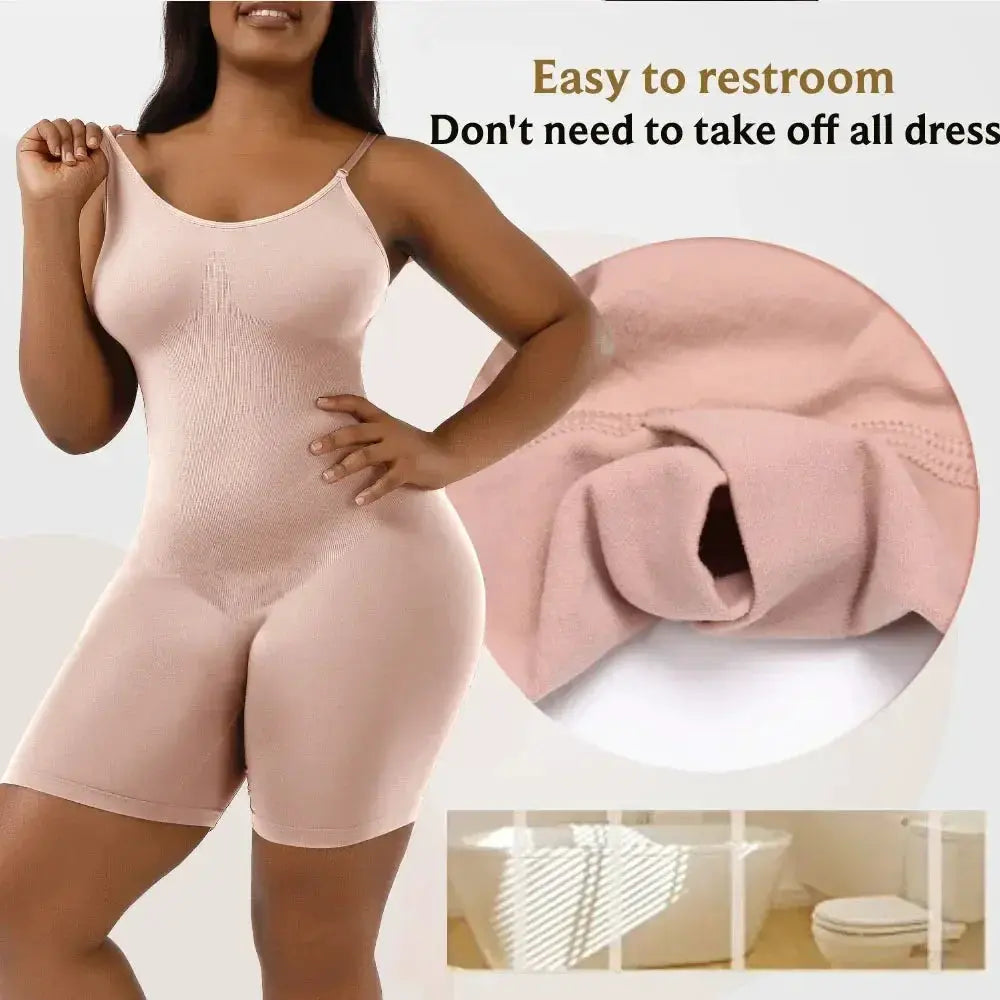 Seamless Shapewear Bodysuit for Belly Control and Silhouette