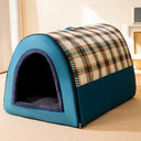 Winter Cozy Foldable Dog House Bed for Small Dogs