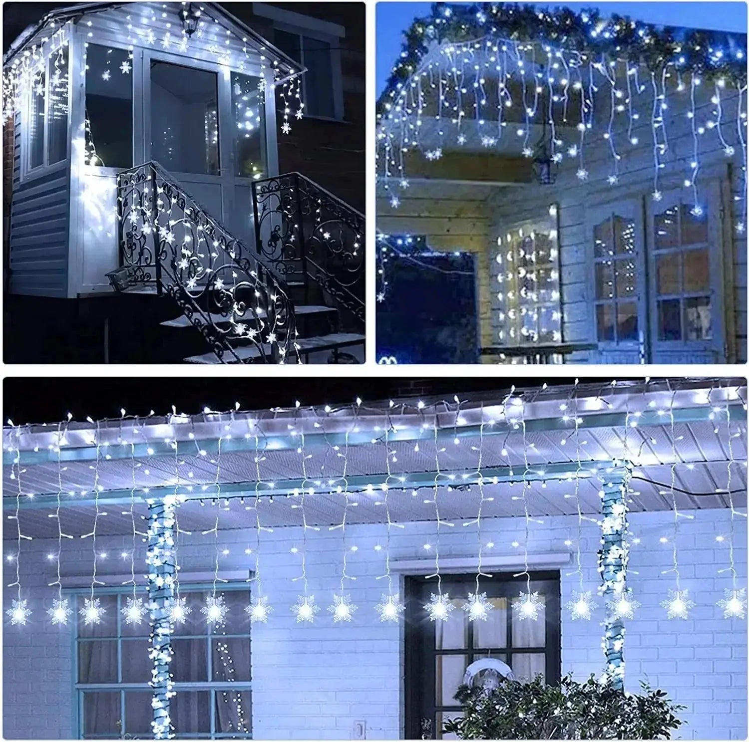 Enchanting LED Snowflake Lights for Magical Christmas Decor