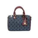 CH Boston Mini Barrel Crossbody Bag Top Handle PU Leather Luxury