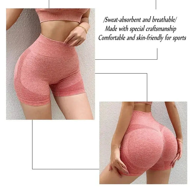 Seamless High Waist Yoga Shorts Women — product view 8