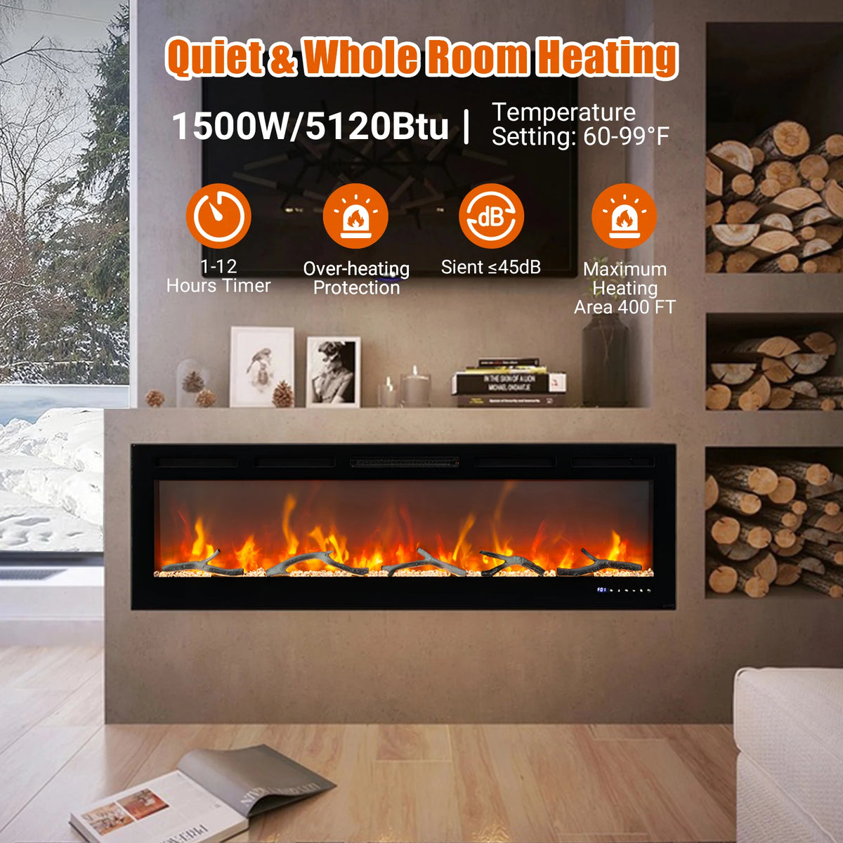Electric Slim Space Heater
