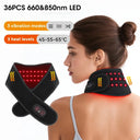 Red Light Cordless Heated Ankle Massager 660nm 40 LED Beads, Vibration Massage Foot Hand Wrap,Ankle Wrist Neck Brace for Choose