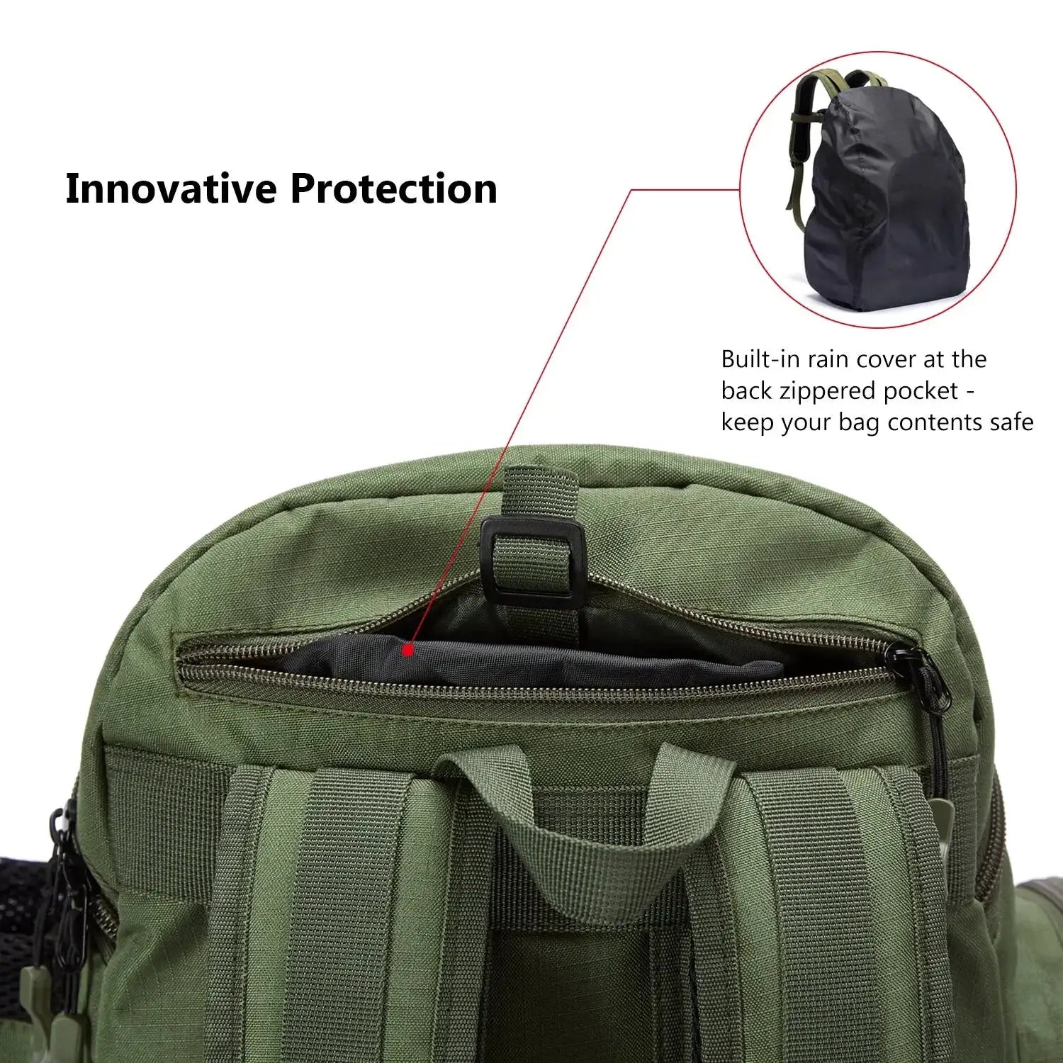 Bassdash Fishing Bag Tackle Backpack Lightweight Tackle Box