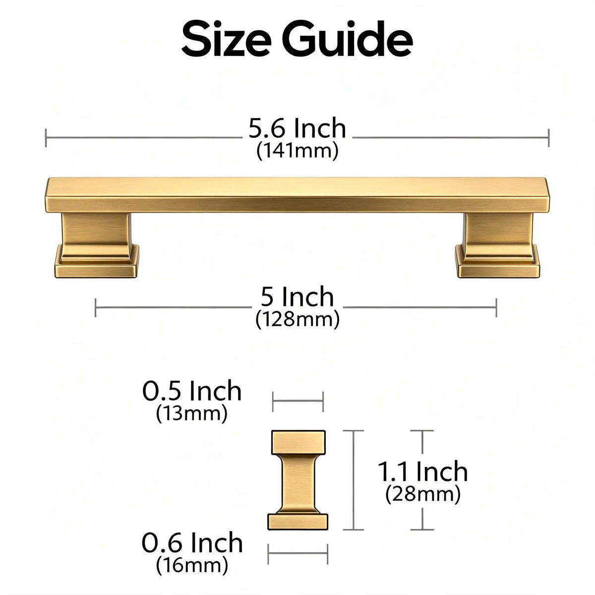 Champagne Handles - Durable Zinc Alloy — product view 7