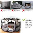 Portable Pet Tent House Lightweight Oxford Outdoor Playpen