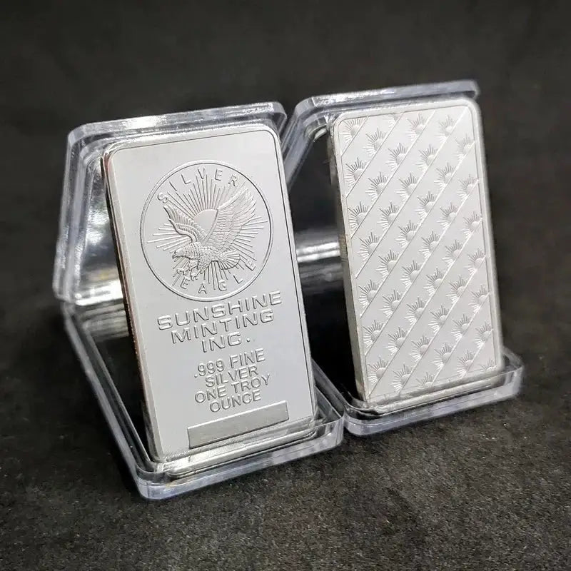 1pcs American Liberty 1OZ Value In God We Trust Fine Silver Bullion Bar US Union Souvenir Coin Gifts Square Silver Coins Eagle