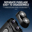 Dual Head Men's Shaver - Type-C Portable Design