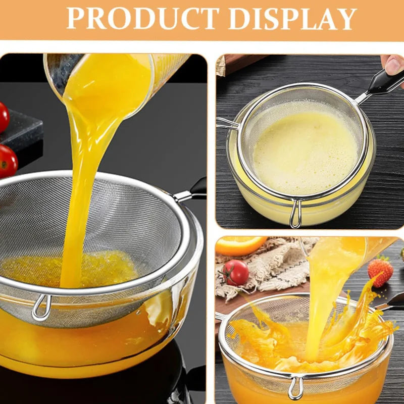 Ergonomic Kitchen Strainer for Christmas Recipes - Inch with — product view 2