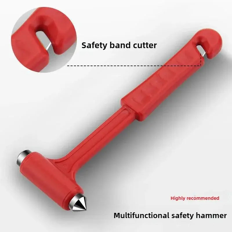 Emergency Escape Tool Safety Hammer With Cutter And Breaker