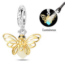 Charm Beads Sterling Silver Golden