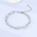 Bracelet Sterling Silver Basic Braided