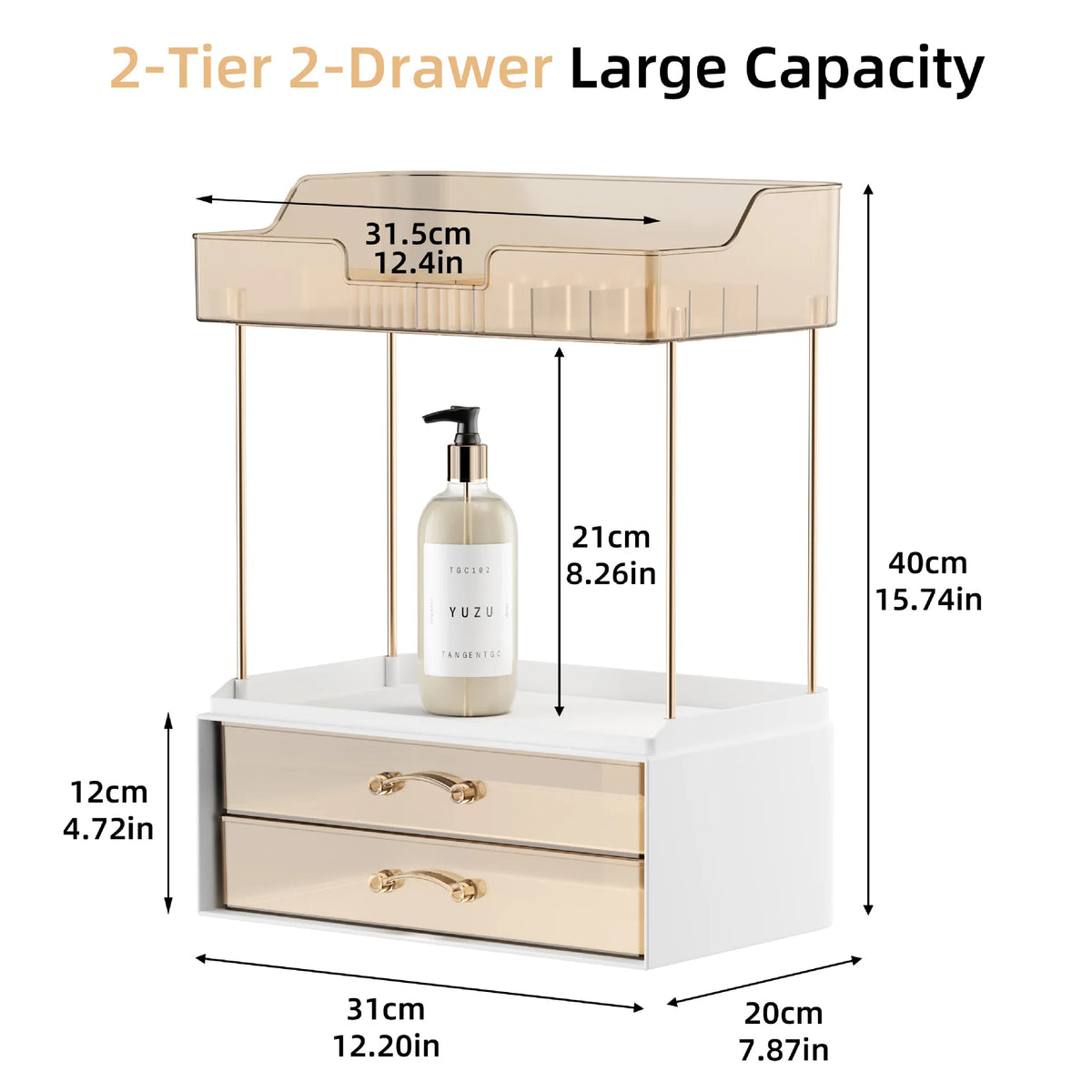 Desktop Cosmetics Storage Organizer Box