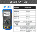 Digital Multimeter Auto Range TRMS DC AC Meters , Counts