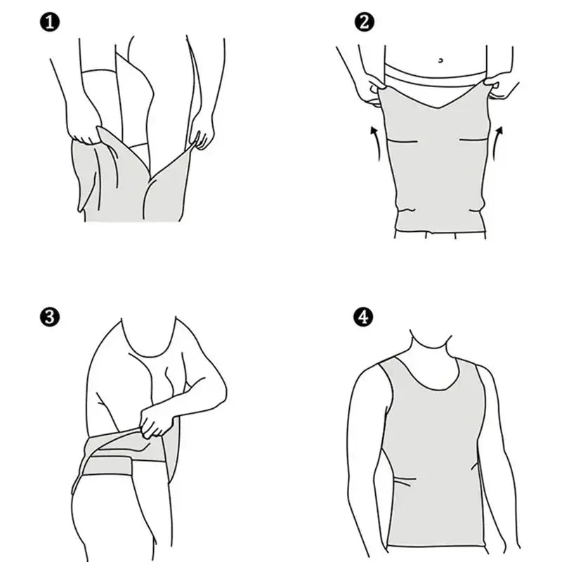 Men's Compression Shapewear Vest for Tummy Control - OurLum.com