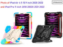 Kids Tablet Case Shockproof Rotation Handle Cover for iPad 9.7