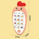 Baby Musical Phone Toy With Teether