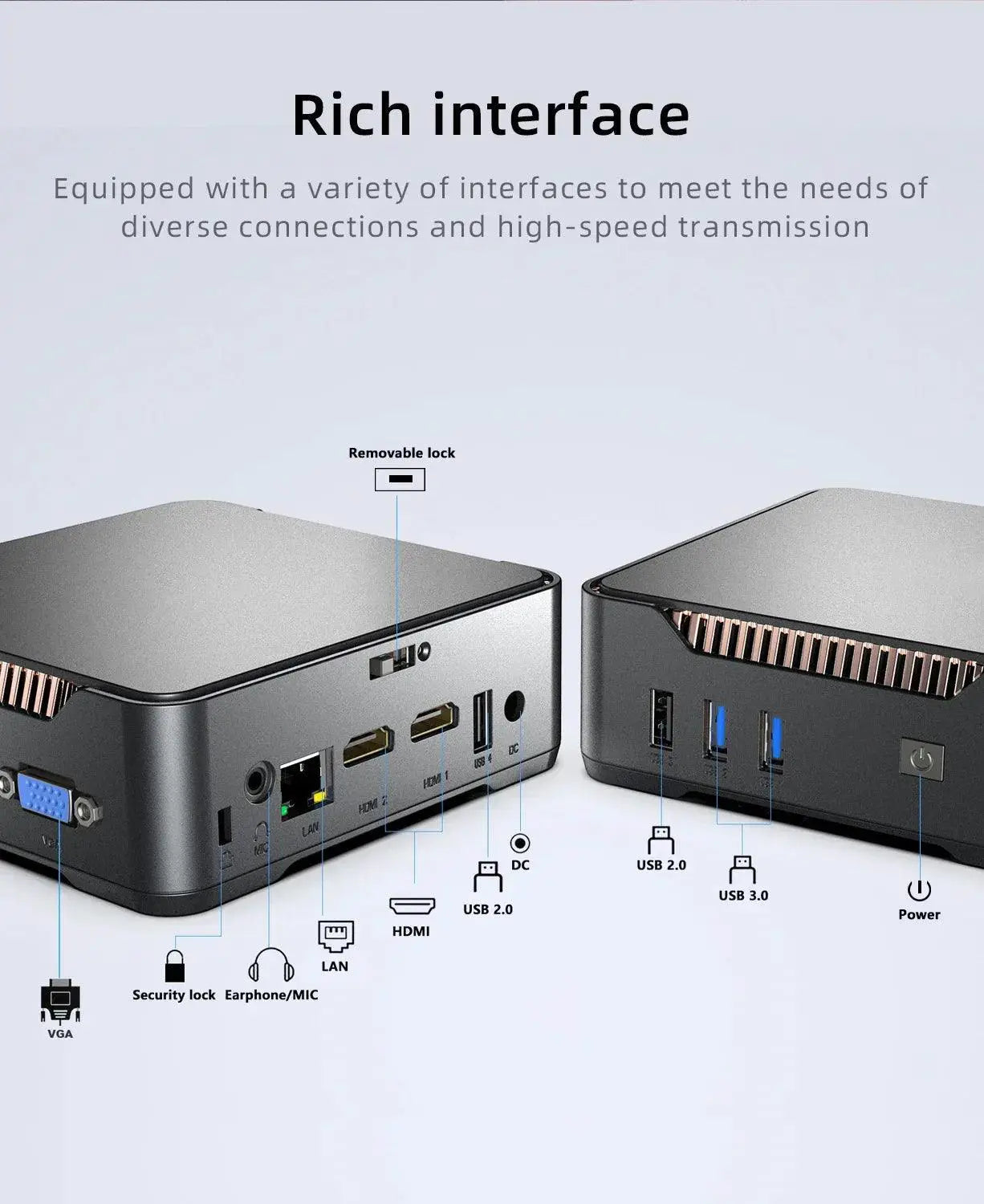 SZBOX GK3V GK3 Pro Alder Lake Mini PC Superior Gaming