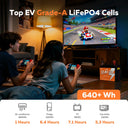 4 Pack 12V 50Ah LiFePO4 Battery