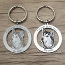 Keepsake Pet Lovers Portrait Keychain