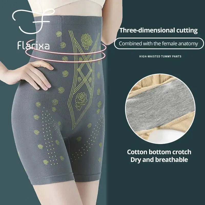 Flarixa High Waist Shaping Panties Tummy Control Underwear