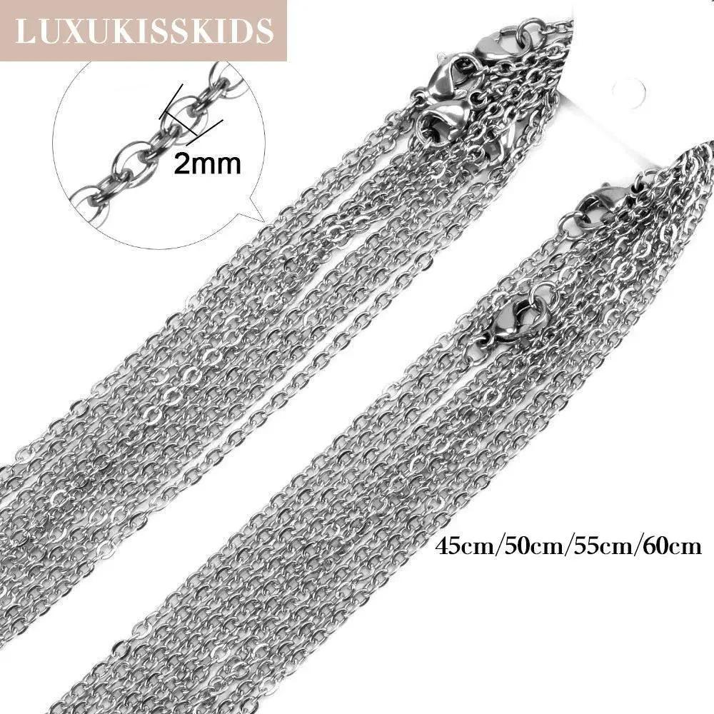 Stainless Steel Chain Necklace Kit for DIY Jewelry Artists