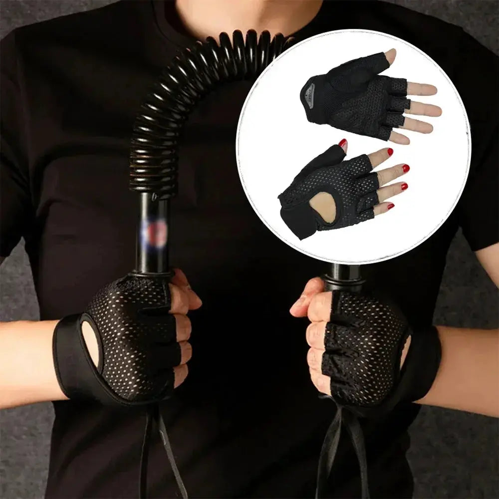 Breathable Gym Gloves With Microfiber Fabric For Training