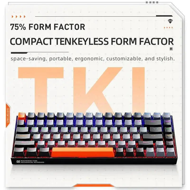 Machenike Mechanical Keyboard Hot Swappable TKL RGB