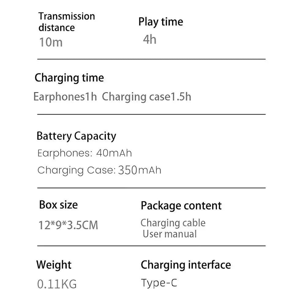 144 Languages Smart Translate Earbuds Real Time Translator