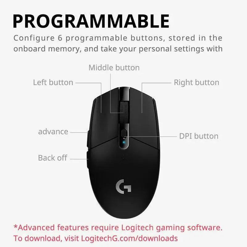 Logitech G304 Wireless Gaming Mouse For Precision And Speed