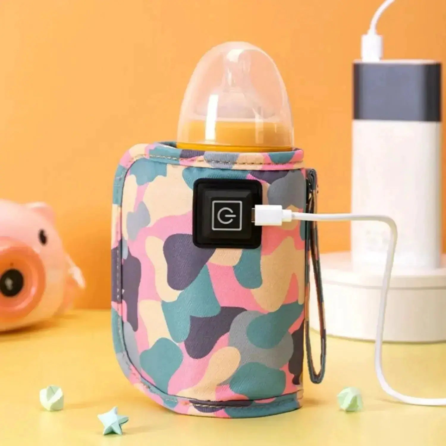 USB Milk Warmer Bottle Heater Travel Insulated Bag