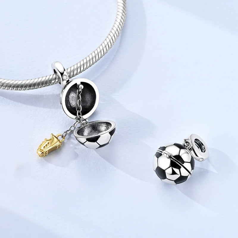 Sterling Silver Charm Pendant Bead