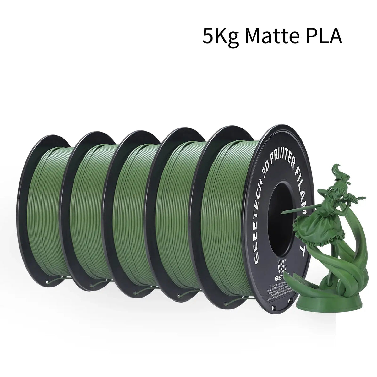 Matte PLA Filament Spool — product view 19