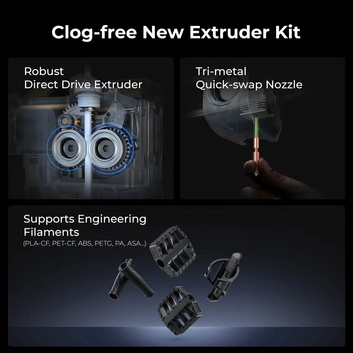 Creality K1C 2025 3D Printer And 1pc Filament with AI Camera And Touchscreen, 600Mm/S Fast Printing Speed, Supports Carbon Fiber Filaments, Auto Calibration for Leveling, Anti-Vibration Design, Out-Of-Box Experience