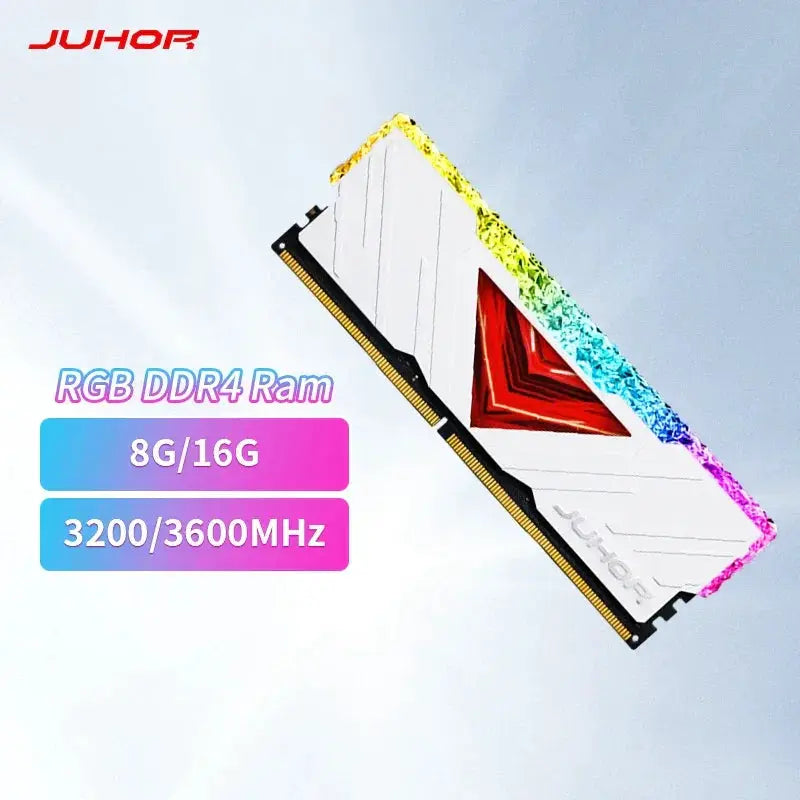Go JUHOR RGB DDR4 16GB 3200MHz UDIMM Memory Kit For Gaming