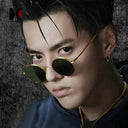 Unisex SHAUNA Retro Round Sunglasses with UV400 Protection