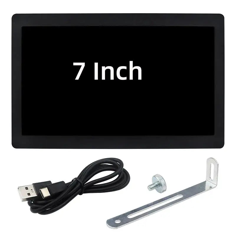 7 Inch Type-C Sencondary Screen 1024*600 IPS LCD Support Desktop Extended Mode Hardware Info AIDA64 Monitor USB Portable Display