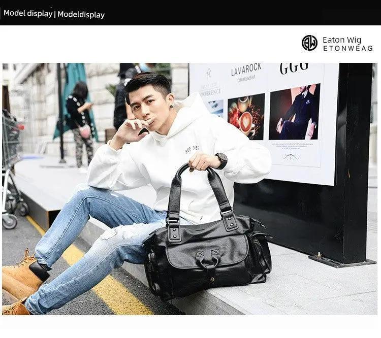 Leather Laptop Backpack for Work — product view 10