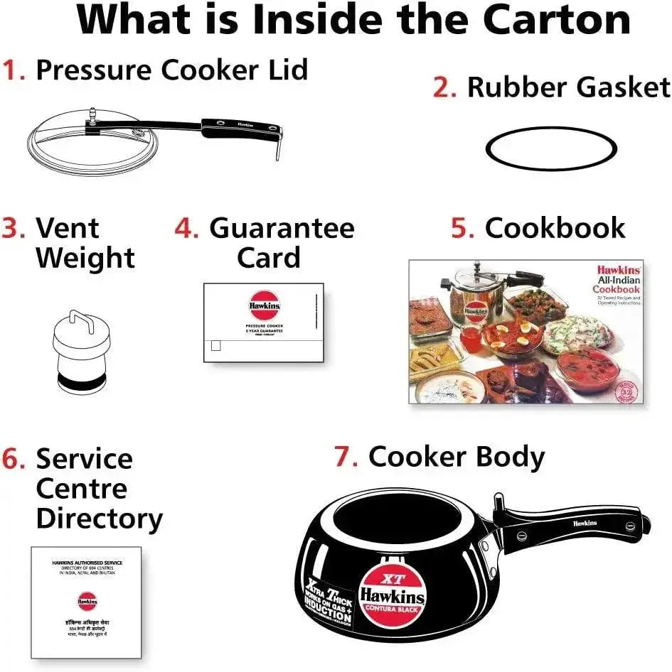 2L Pressure Cooker For All Stoves Contura CXT20 Anodized