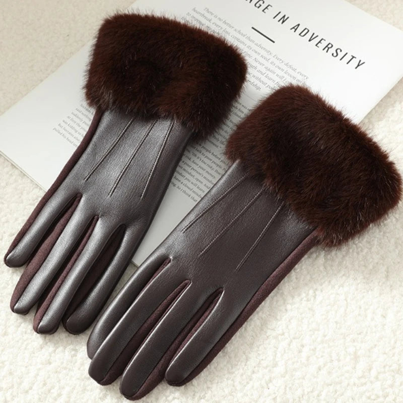 Fleece Thermal Winter Knit Gloves